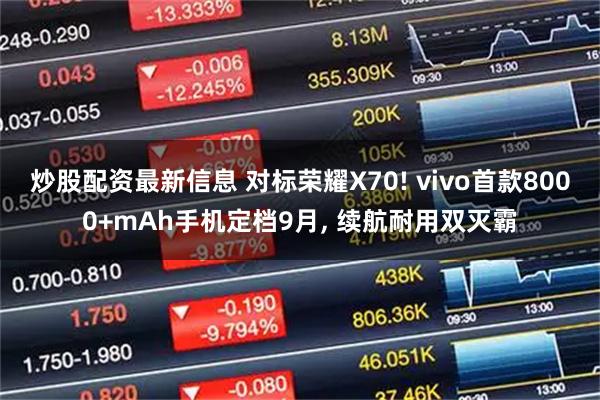 炒股配资最新信息 对标荣耀X70! vivo首款8000+mAh手机定档9月, 续航耐用双灭霸